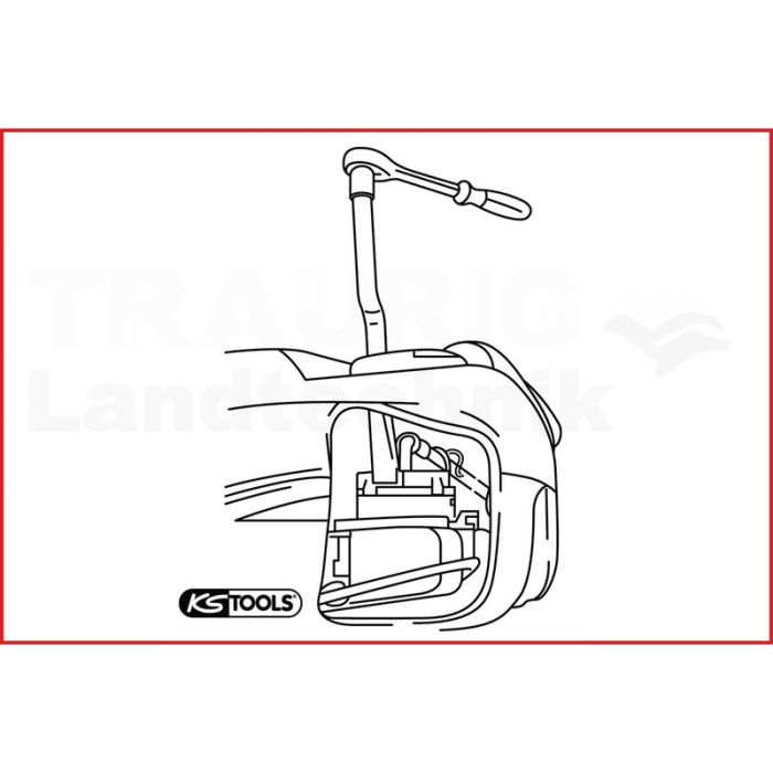 1/2" Schlüssel für VAG Kraftstoffpumpen, Ø100mm