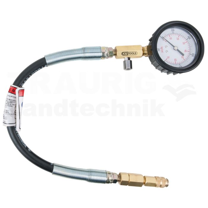 Manometer mit Schlauch, 0-1000 psi, Ø 70 mm