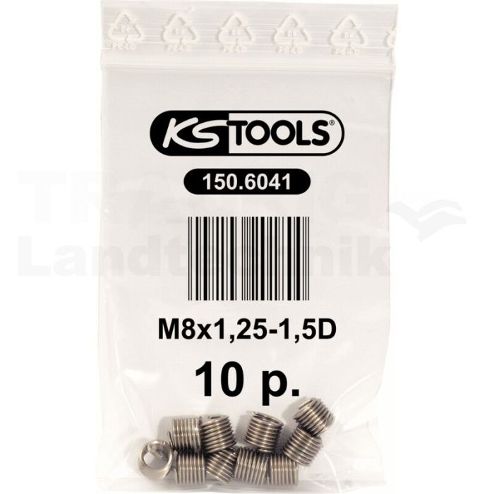 Gewindeeinsatz M8 x 1, 25, l=10,8mm