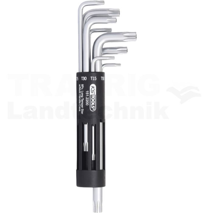 3in1 T x -Winkelstiftschlüssel Satz, lg
