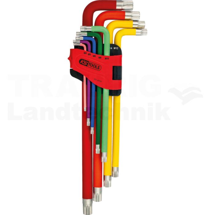 Vielzahn (XZN®)-Winkelstiftschlüssel-Satz, XL, 9-t