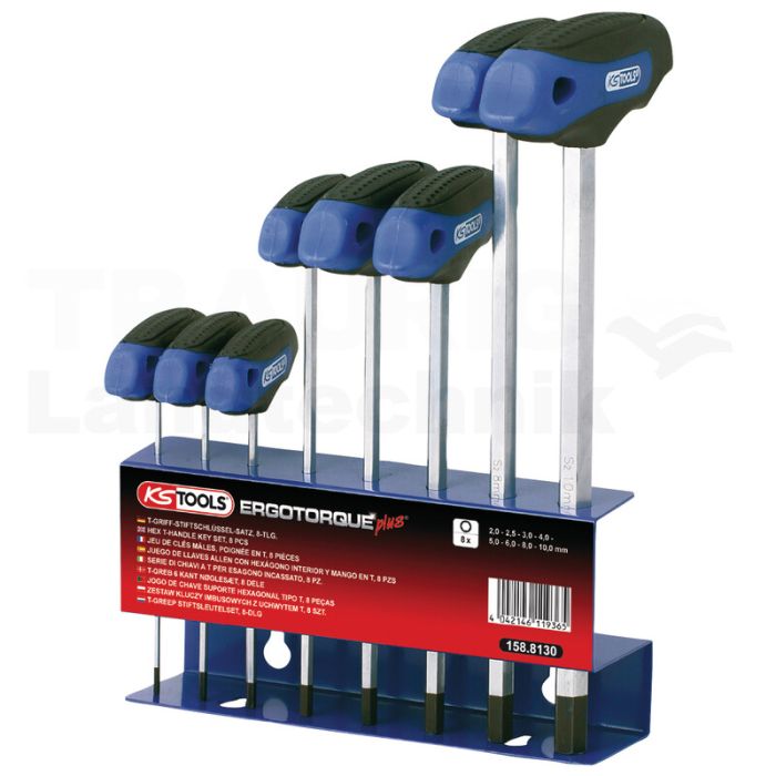 ERGOTORQUE+T-Griff-Stiftschlüssel Satz