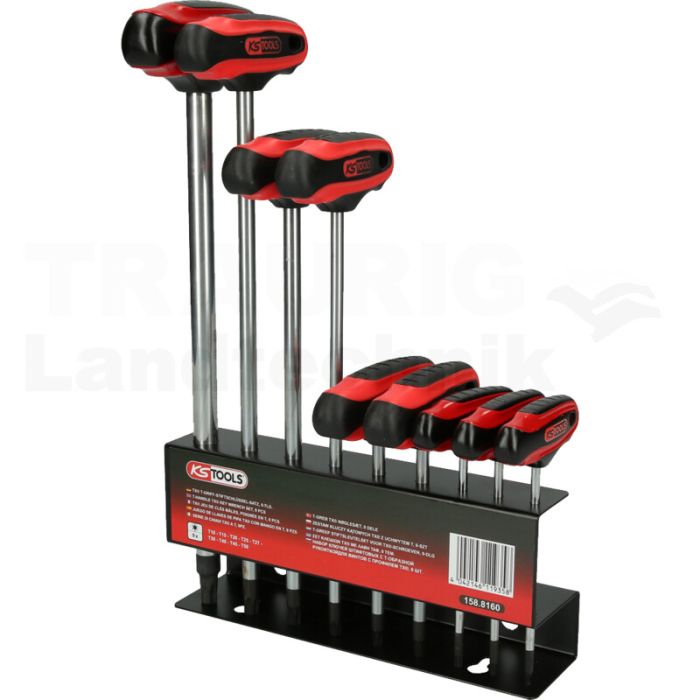 ERGOTORQUE+T-Griff-Stiftschlüssel Satz