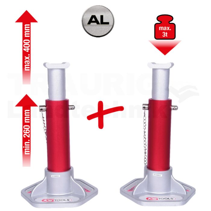 Aluminium-Unterstellbock-Set