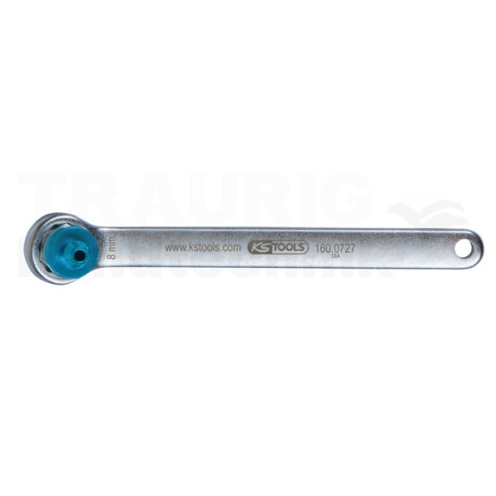 Bremsen-Entlüftungsschlüssel, extra kurz, 8 mm, bl
