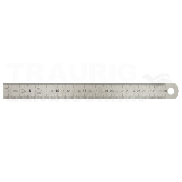 Halbflexibler Stahlmaßstab