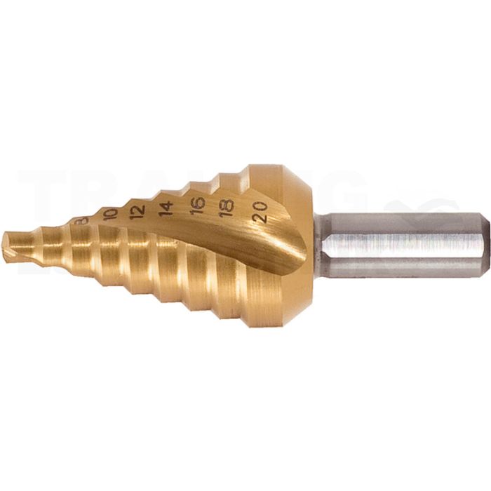 HSS-TiN Stufenbohrer extra kurz
