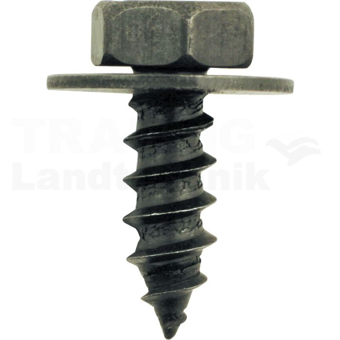 Metall-Schraube/Scheibe, schwarz universal,50er Pack