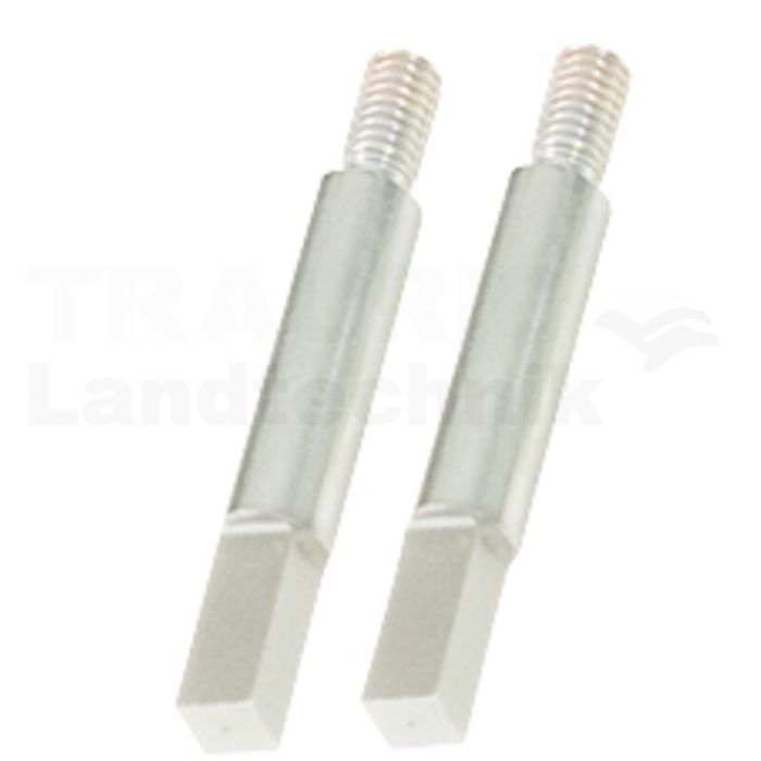 Vierkantadapter, 6mm, 2er Pack