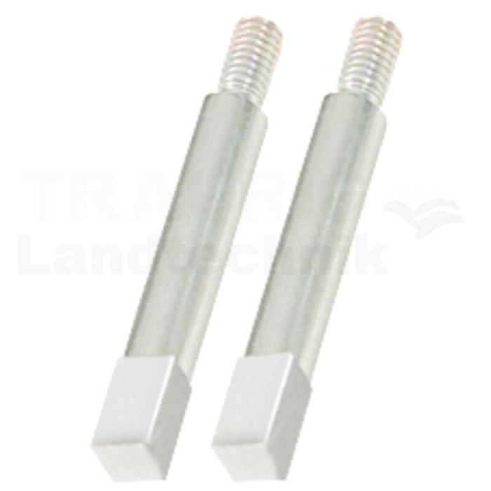 Vierkantadapter, 8mm, 2er Pack