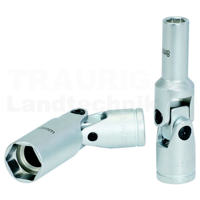 3/8" Glühkerzen-Gelenknüsse l=75mm 10mm