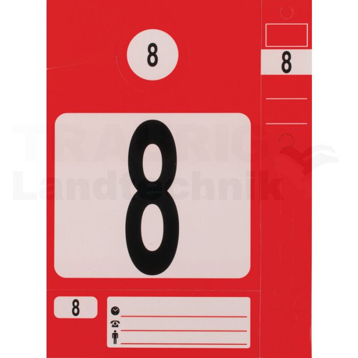 Schlüsselanhänger-Set, rot, 300 Stück