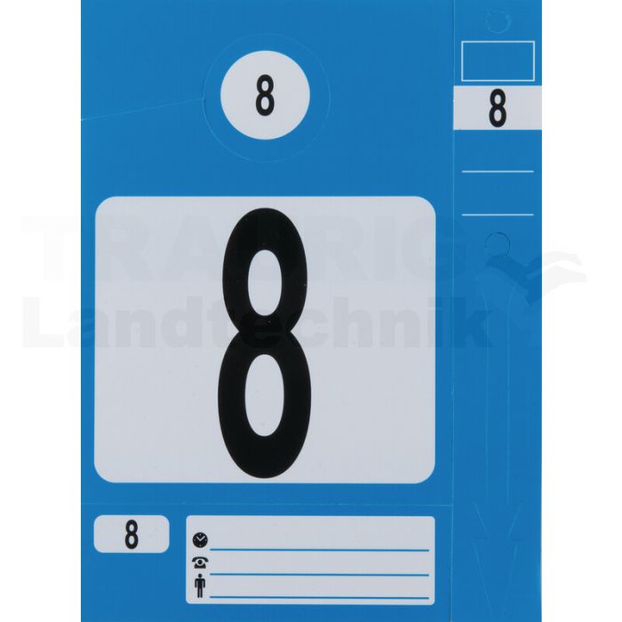 Schlüsselanhänger-Set, blau, 300 Stück