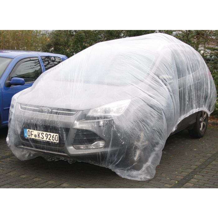 Kunststoffgarage, transparent, 6,5x3,5 m