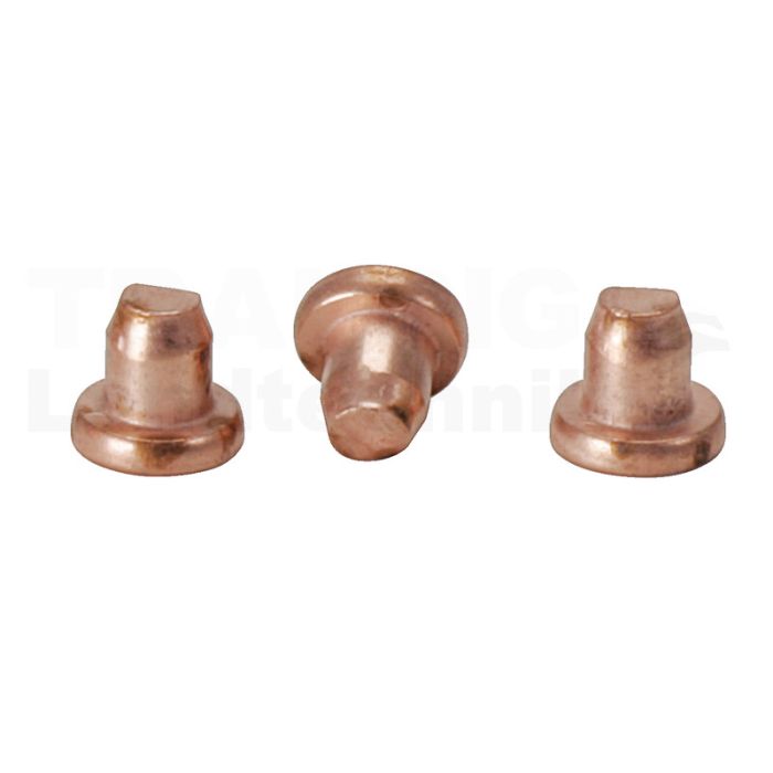 Nieten 5x8,2mm verkupfert, 100er Pack