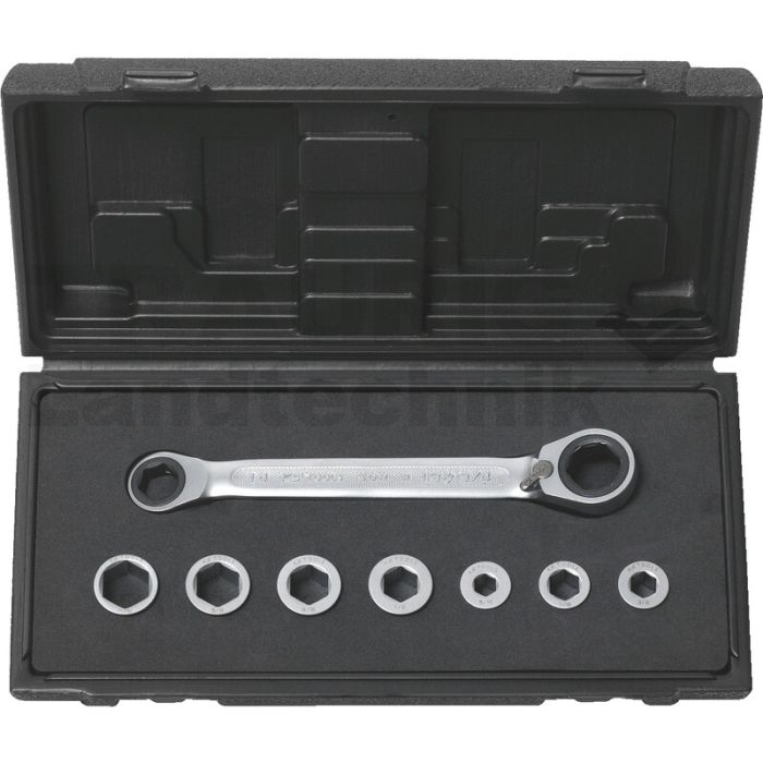 GEAR+Doppelringschlüssel Satz, r/l