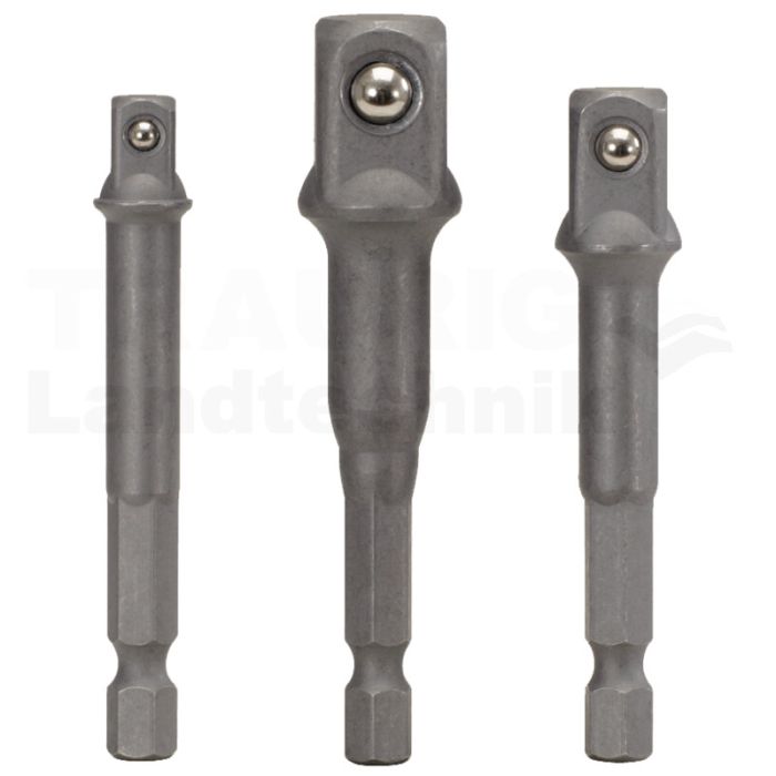 1/4" Vierkant-Adapter-Satz, 3-tlg.