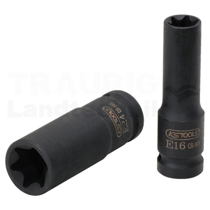 1/2" TX-E-Kraft-Stecknuss, lang, E11