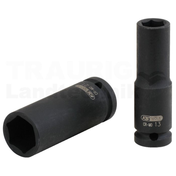 1/2" SK Kraft Stecknuss, lang, 15mm