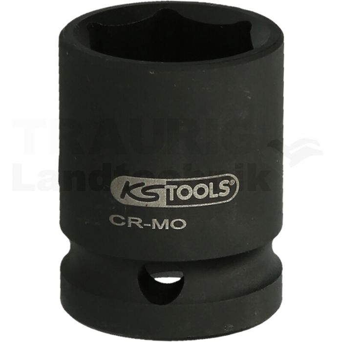 1.1/2" Sechskant-Kraft-Stecknuss, 50 mm, kurz