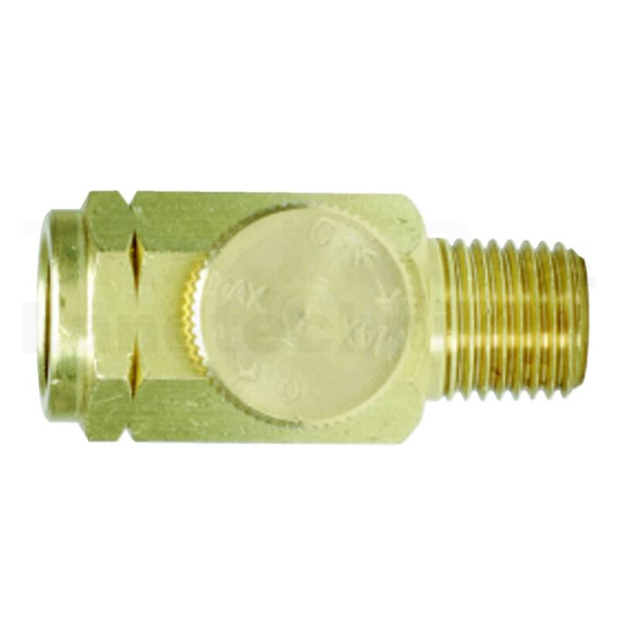 1/4' Messing-Druckluft-Regulier. 11x13mm