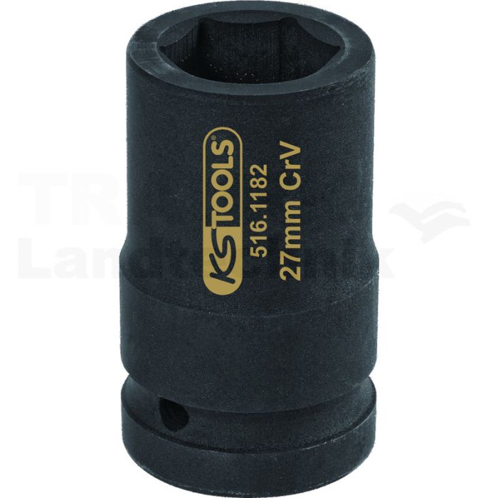 1" 6-Kant Stecknuss SW 27 mm