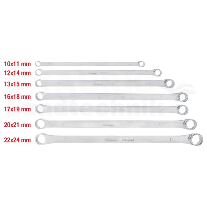 Doppelringschlüssel-Satz XL CHROME+