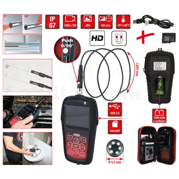 HD-Videoskop-Satz Ø 4,5 mm