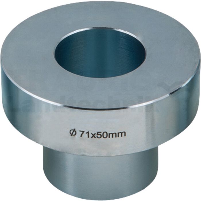 Druckstück mit Absatz, 71 x 50 mm