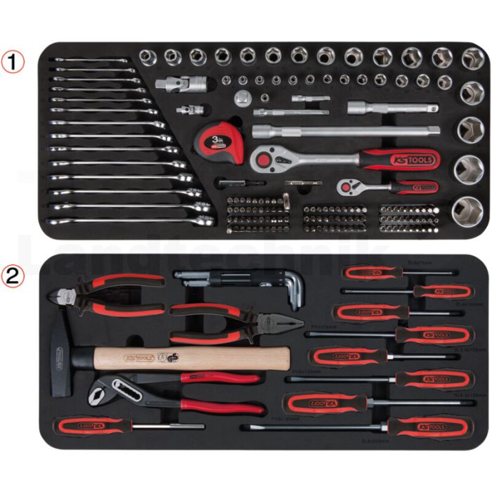 TOOLBOX Universal-Systemeinlagen-Satz für 2 Ablage TOOLBOX Universal-Systemeinlagen-Satz für 2 Ablage
