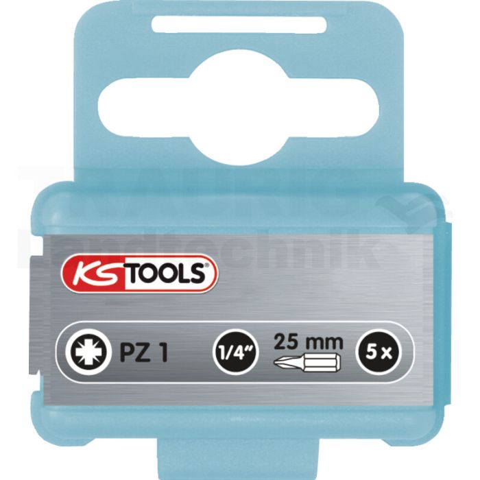 1/ 4' INOX+ Bit, 25mm, PZ3, 5er Pack