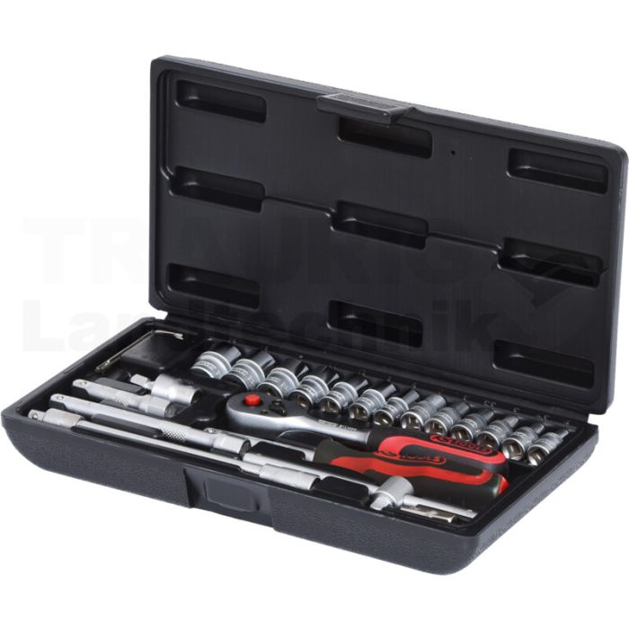 1/4" Steckschlüssel-Satz, 25-tlg.