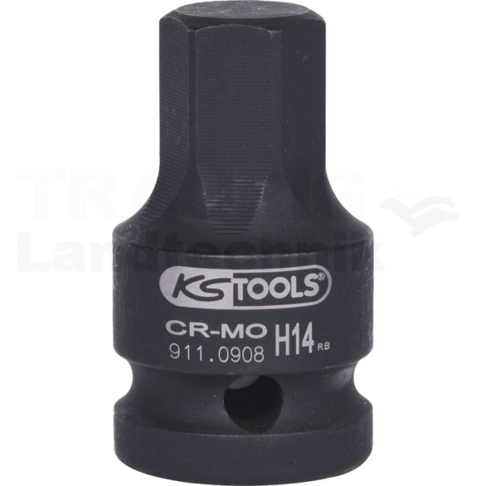 1/2" Kraft Bit-Stecknuss Innen6kant,5mm