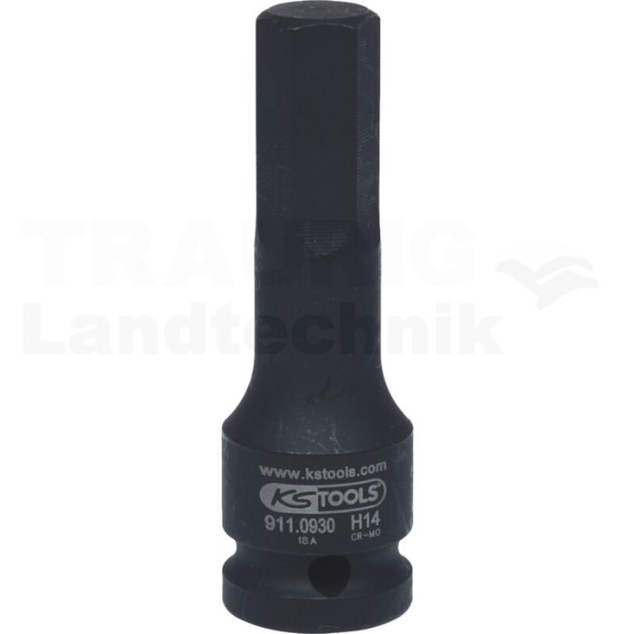1/2" Kraft Bit Stecknuss InnenSK, lg