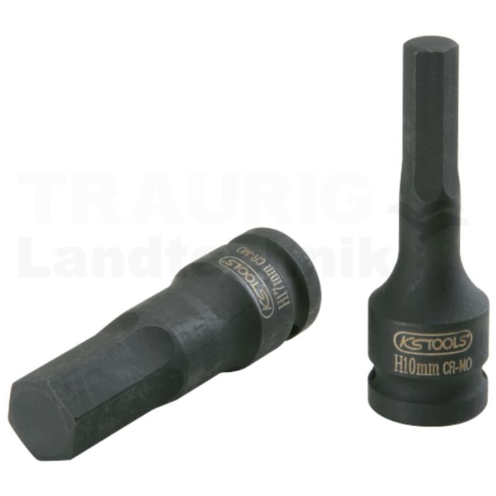 1/2" Kraft Bit Stecknuss InnenSK, lg