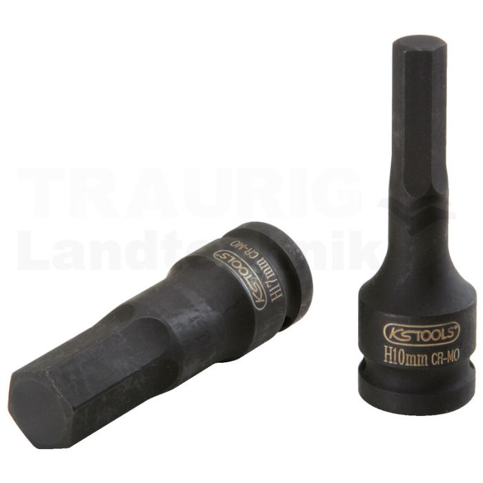 1/2" Kraft Bit Stecknuss InnenSK, lg