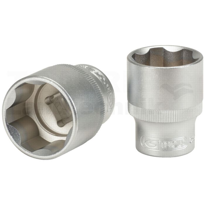 1/ 2' Stecknuss 32mm matt verchromt