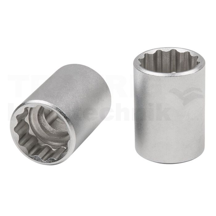 12-kant Stecknuss, 16,0 mm kurz