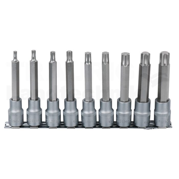 1/2" Bit-Stecknuss RIBE-Satz, 9-tlg.