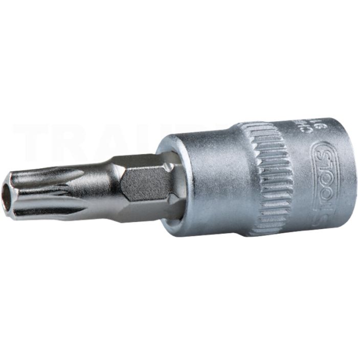 1/ 4" Bit Stecknuss TX mit Bohrung, TB8