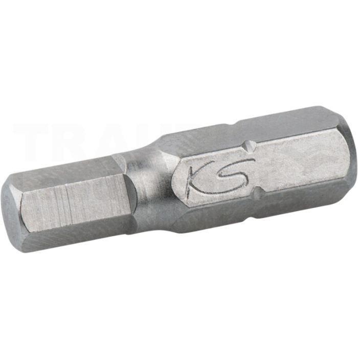 1/4" Innensechskant-Bit 2,5mm, 25mm, S2 1/4" Innensechskant-Bit 2,5mm, 25mm, S2