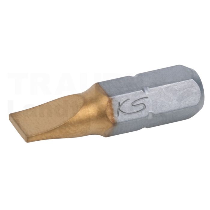 TIN schraubendr.bit f. Schlitzschrauben TIN schraubendr.bit f. Schlitzschrauben