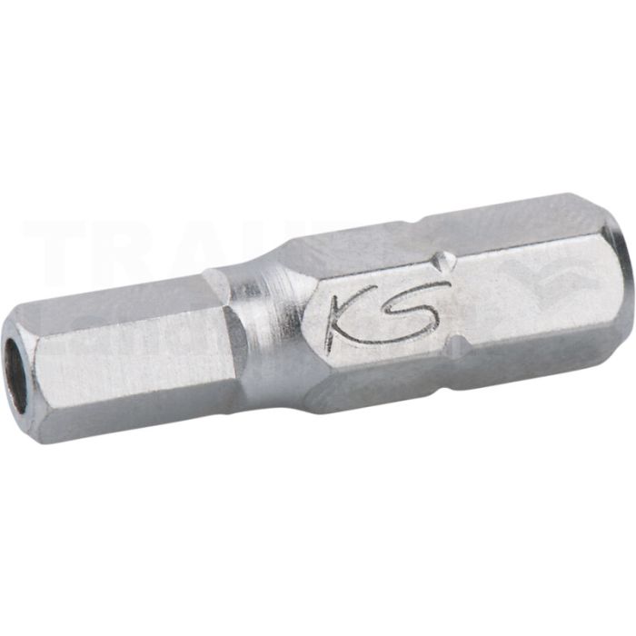 1/4" Bit InnenSK m. Bohrung, 25mm 4mm