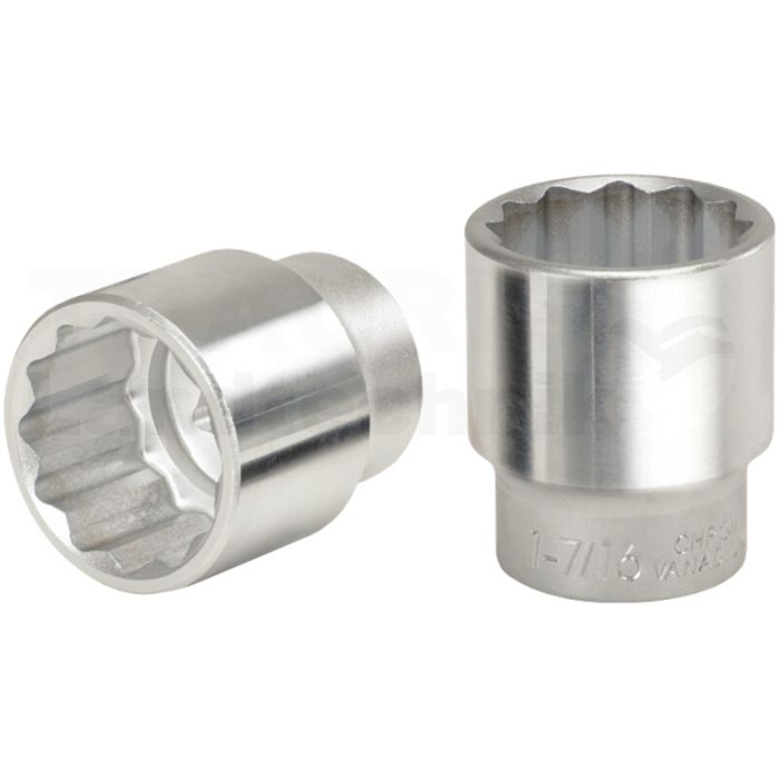 3/4" Zwölfkant-Stecknuss, kurz, 3/4"