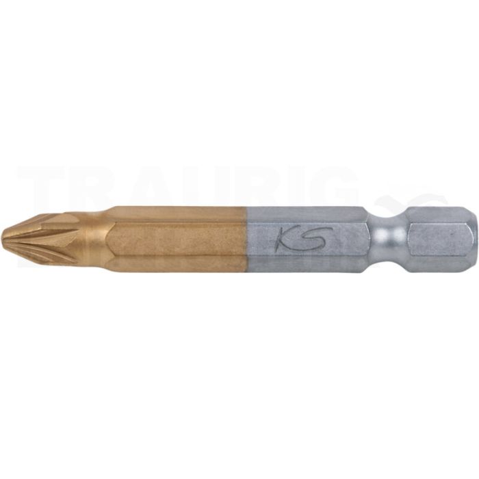 1/4" TiN Bit, 50mm, PZ1 1/4" TiN Bit, 50mm, PZ1