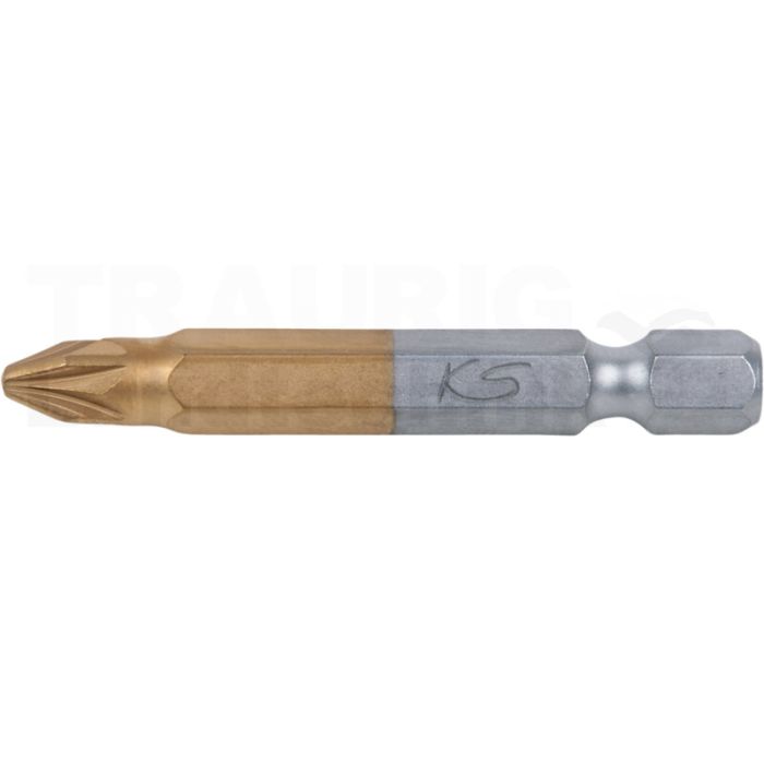 1/4" TiN Bit, 50mm, PZ2 1/4" TiN Bit, 50mm, PZ2