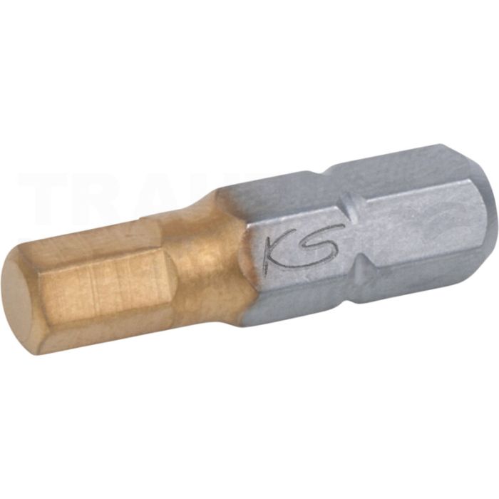 1/4" TIN Bit Innensechskant, 25mm, 2,5mm 1/4" TIN Bit Innensechskant, 25mm, 2,5mm
