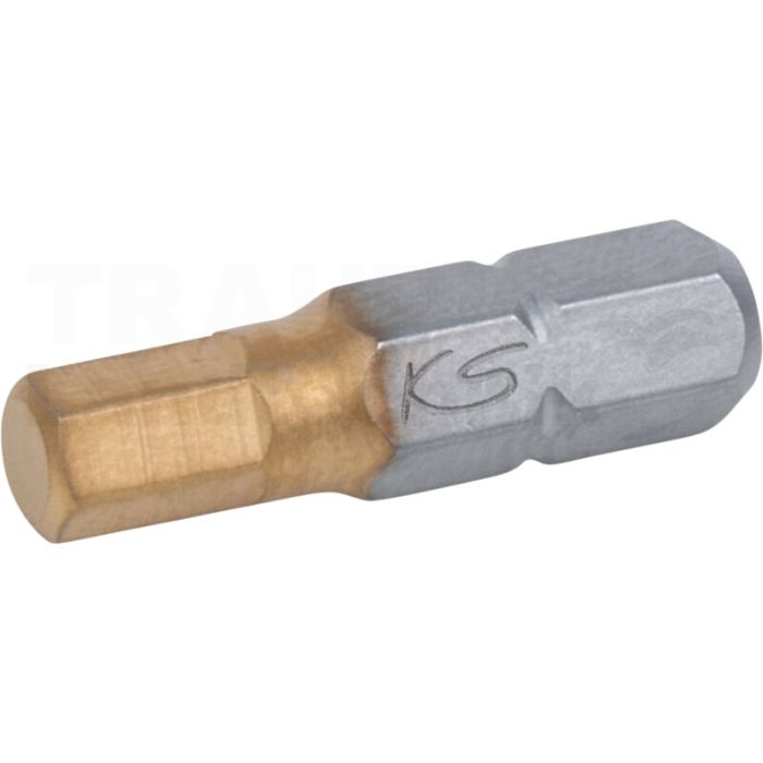 1/4" TIN Bit Innensechskant, 25mm, 5mm 1/4" TIN Bit Innensechskant, 25mm, 5mm