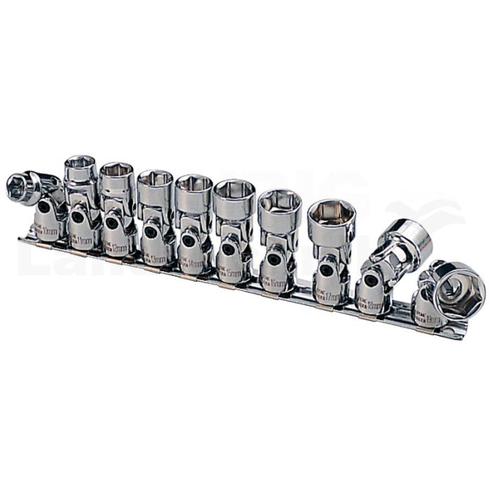 3/8" CHROME+SK-Stecknuss Satz