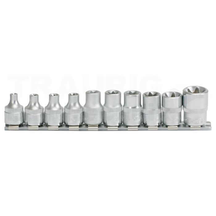 3/8" TX-E Stecknuss Satz 10-tlg E5-E18 3/8" TX-E Stecknuss Satz 10-tlg E5-E18